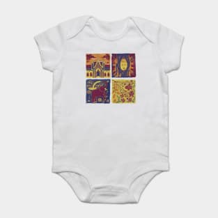 Thailand Tile Arts Baby Bodysuit